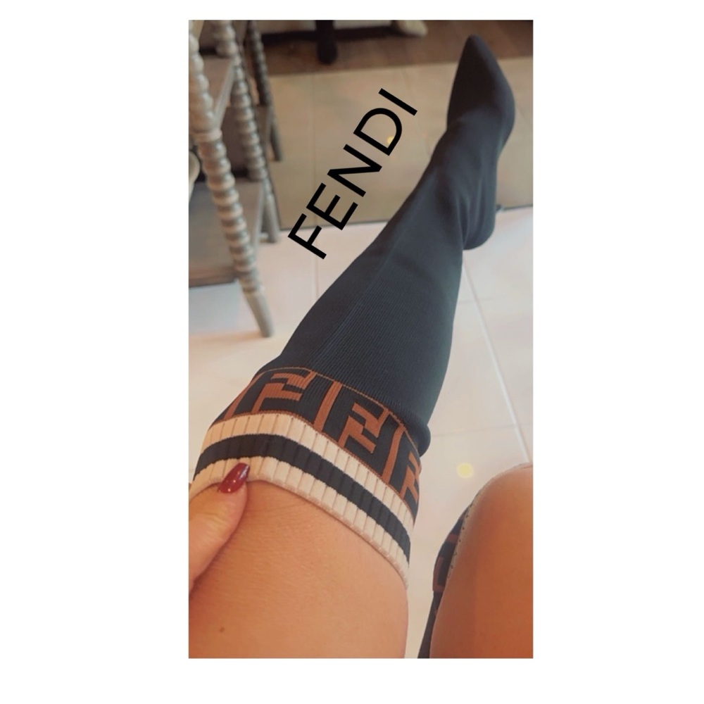 Fendi Black Over the Knee Boots